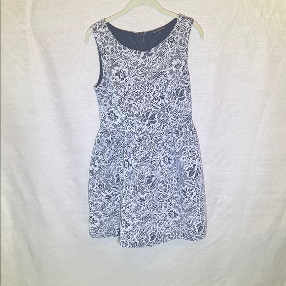 BeBop Black and White Floral Mini Dress - Picture 1 of 4